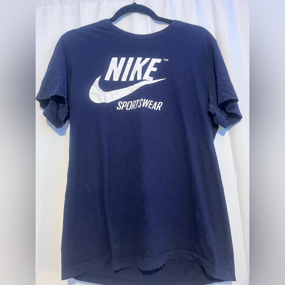 Nike blue sportswear tee